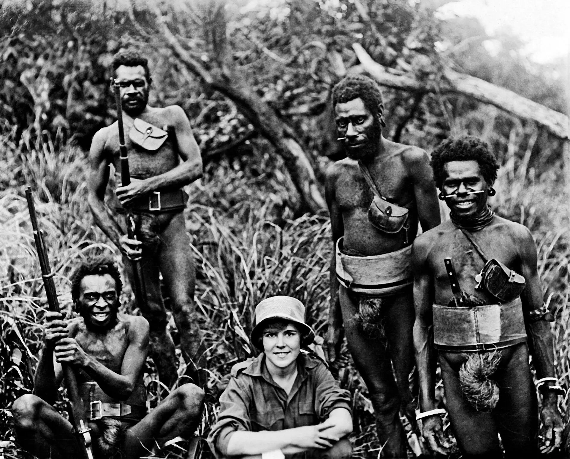 Osa Johnsonand Big Namba men of Malekula Vanuatu