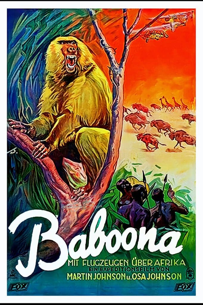 Baboona Poster German Reel art Lit design