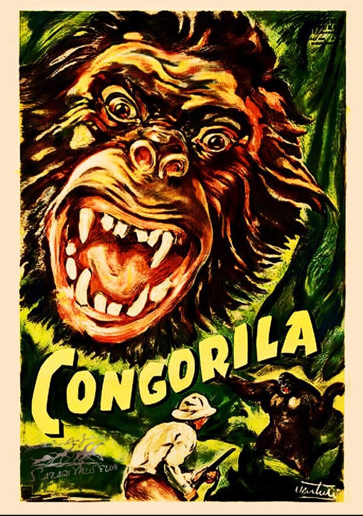 Congorilla poster argentina Oswaldo Venturi Reel Art Lit Design