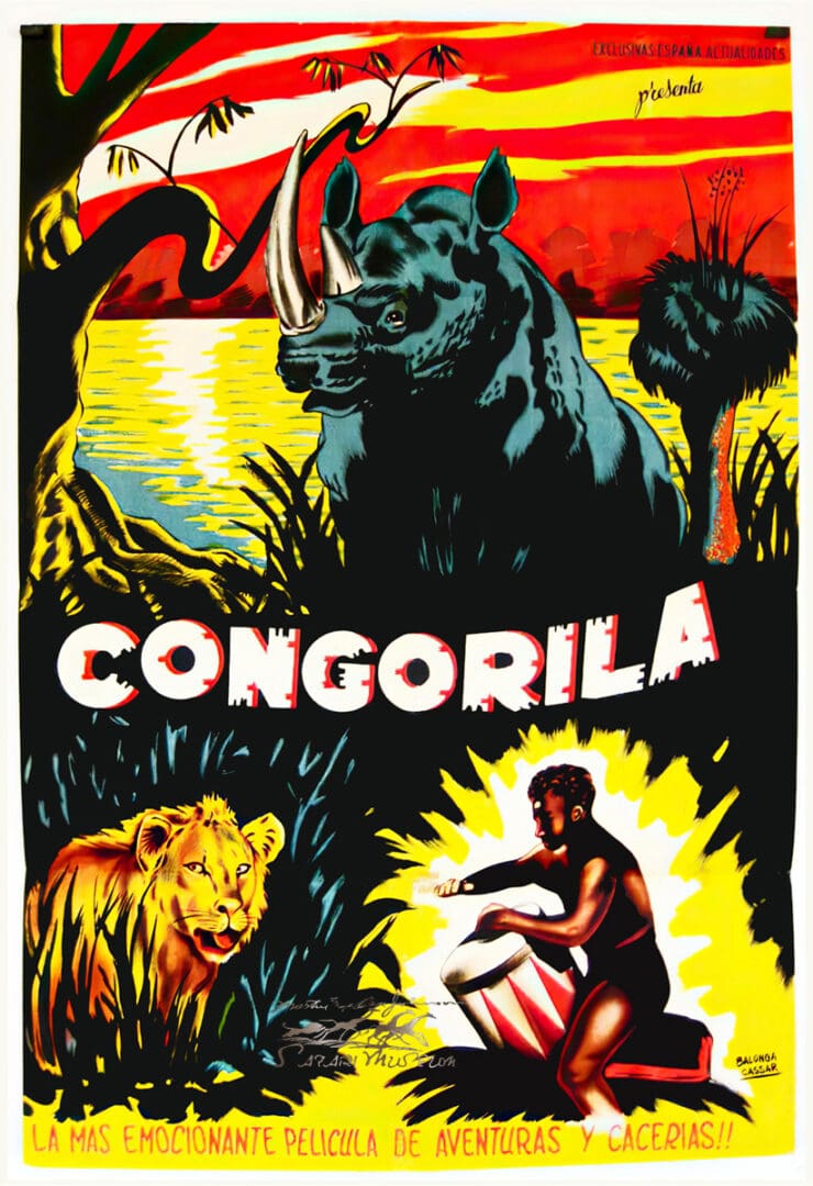 Congorilla-Poster-Balonga-Cassar-Artist-Reel-Art-Lit-Design