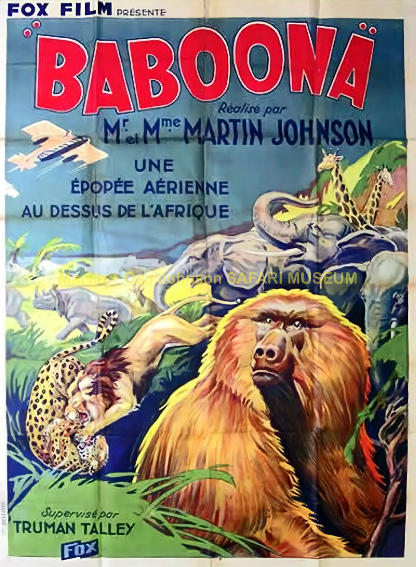 Ephemera-Baboona-French-Martin-And-Osa-Johnson