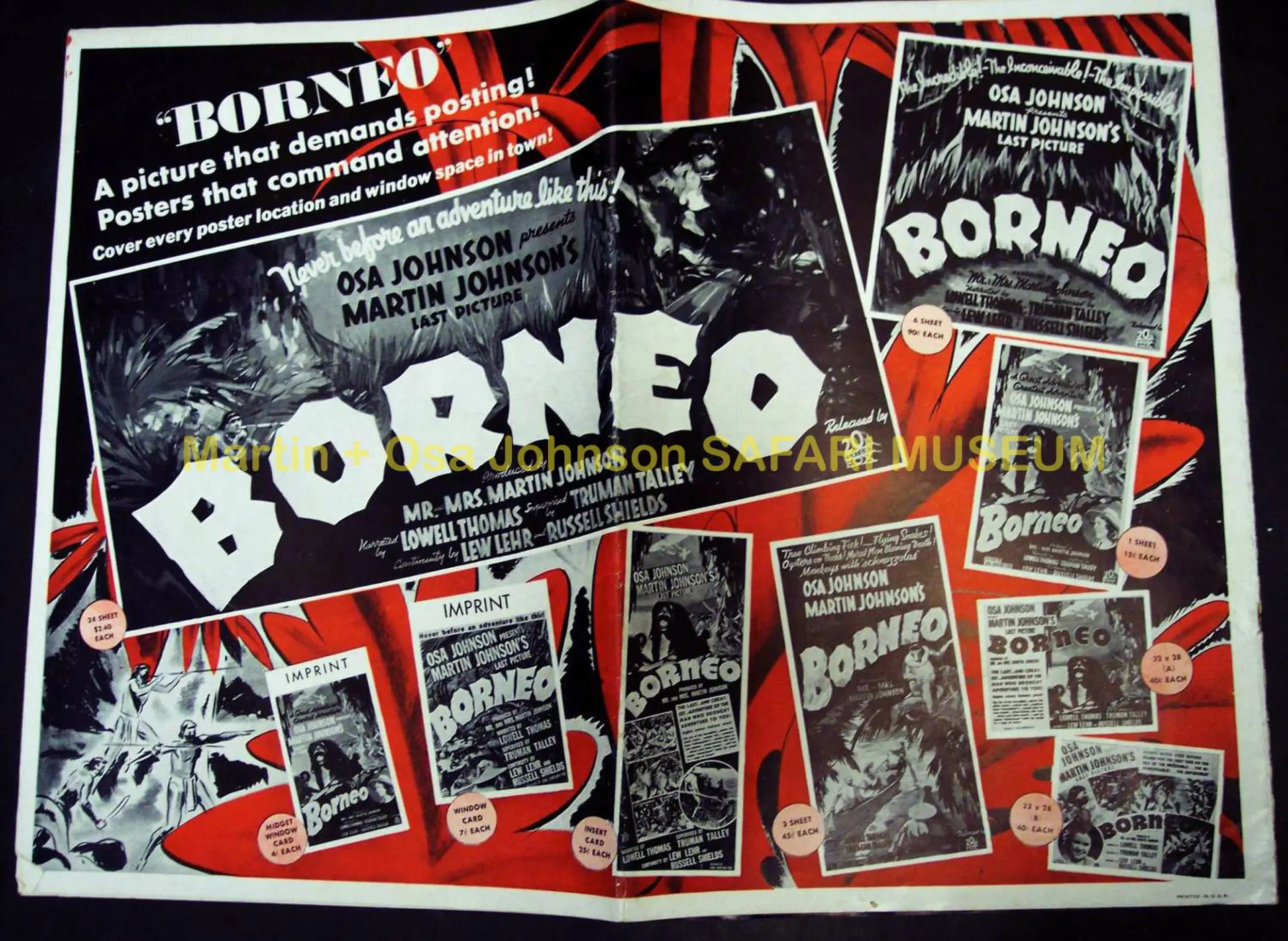 Ephemera-Borneo-Press-Kit-Martin-and-Osa-Johnson
