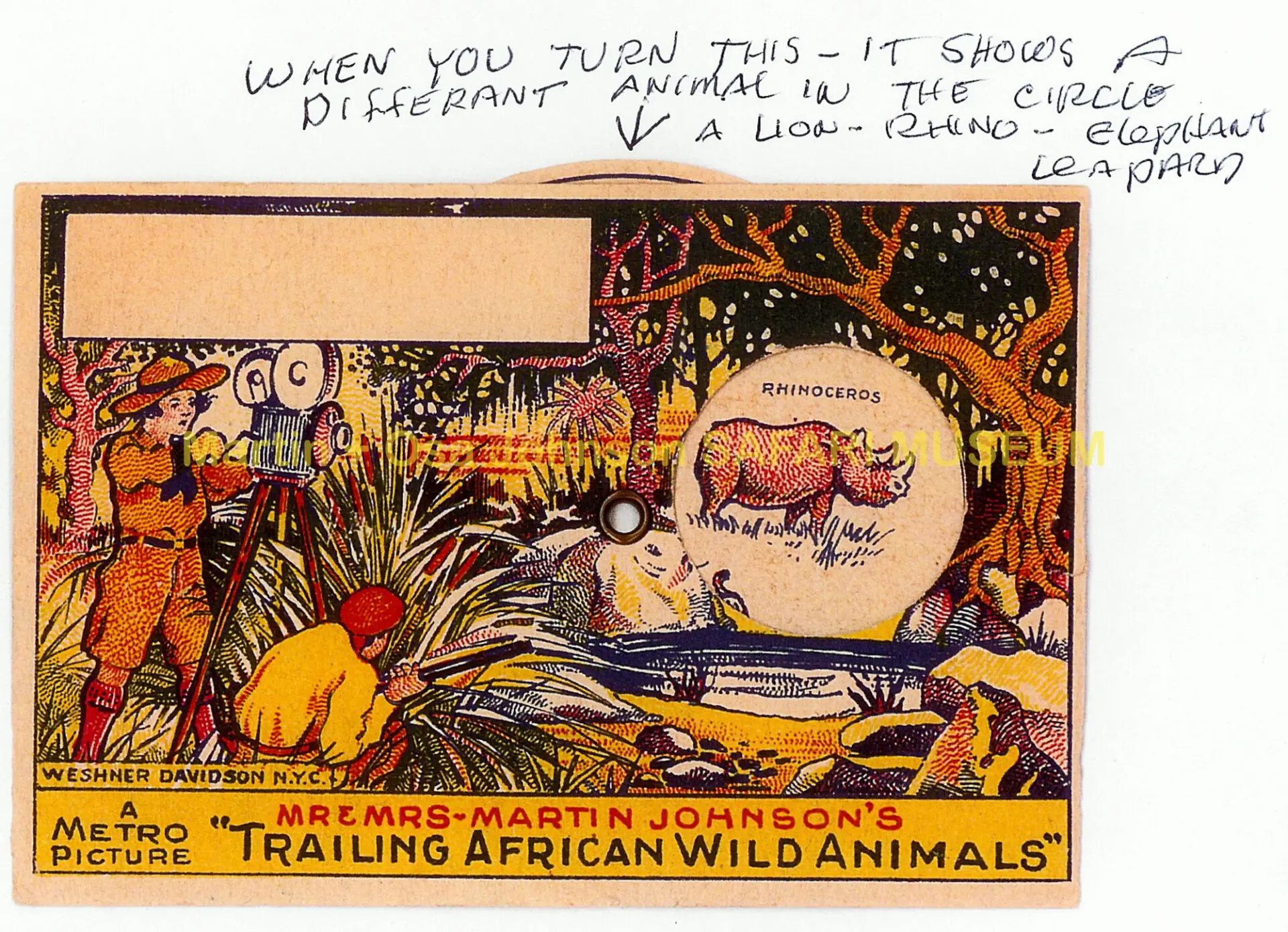 Ephemera-Mechanical-toy-from-Trailing-African-Wild-Animals-Martin-and-Osa-Johnson