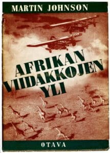 Over African Jungles book cover_finnish artist