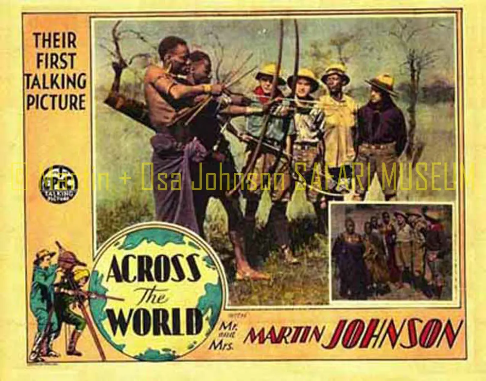 Across the world Martin and Osa Johnson three boy scouts in Africa