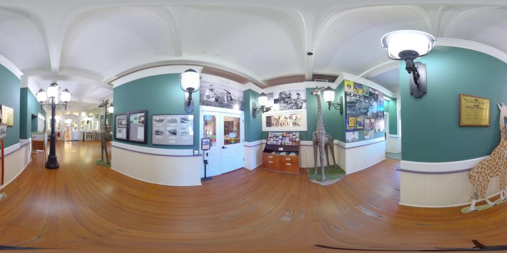 360 View of Museum Entrance from Depot Lobby