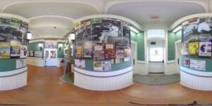 360 View of Museum Entrance from Depot Trackside Entrance